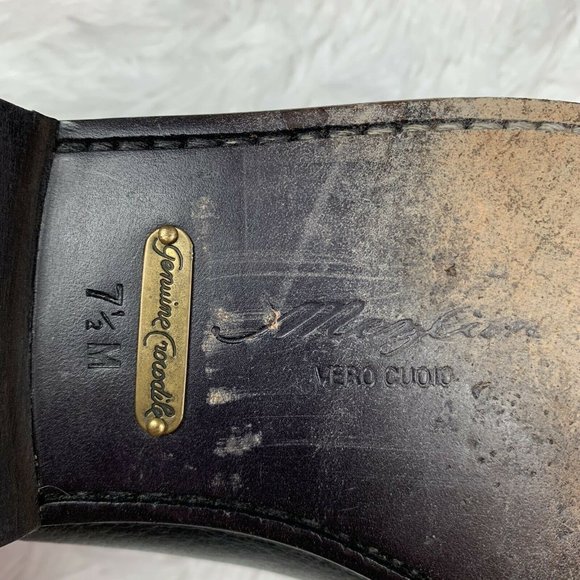 Black Leather Loafers with Tassels - Picture 9 of 11